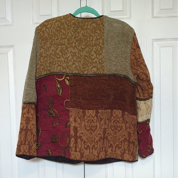 Indigo Moon Patchwork Jacket Large - Picture 2 of 6